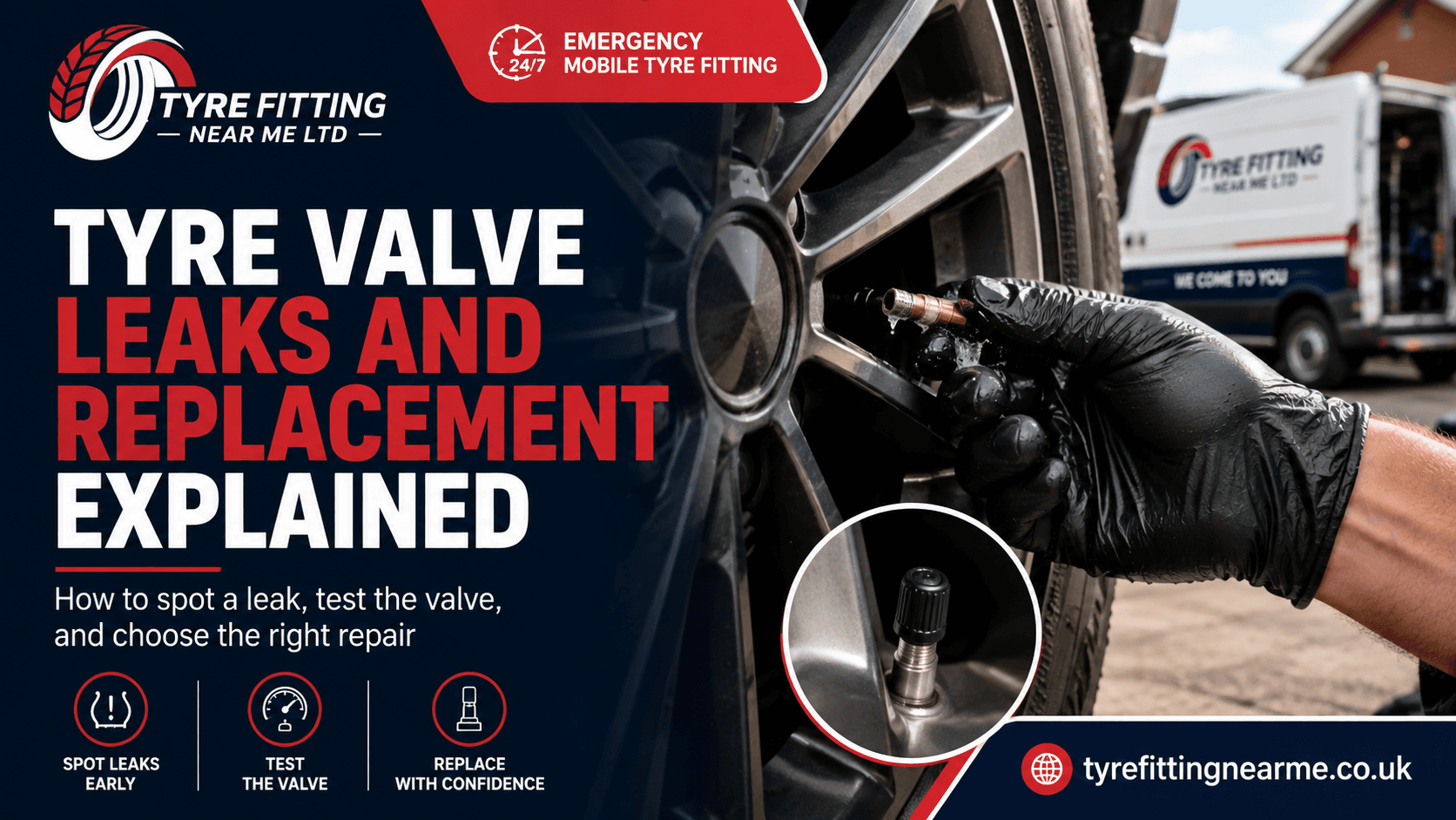 Tyre valve leaks and replacement