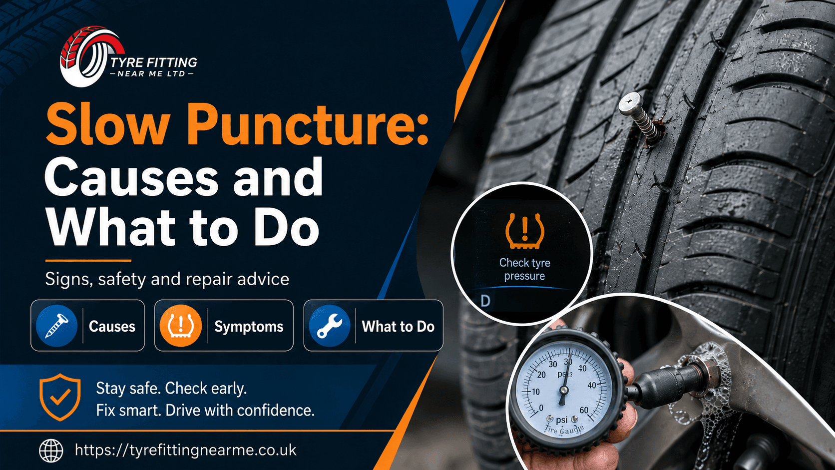 Slow puncture causes and what to do