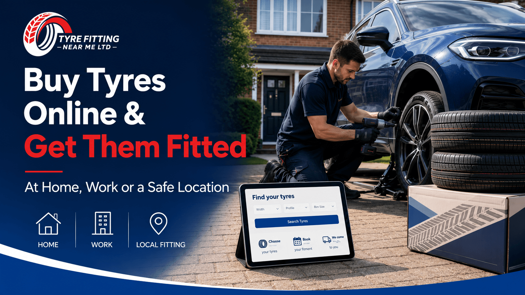 Buy tyres online and get them fitted